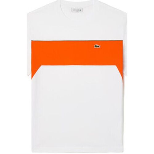 T-shirt T-SHIRT COLOR-BLOCK EN JERSEY DE COTON ET ORAN - Lacoste - Modalova