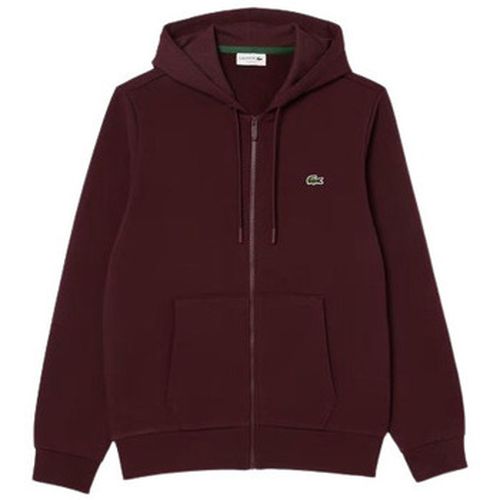 Sweat-shirt SWEATSHIRT ZIP FLEECE - EXPRESSO - 2 - Lacoste - Modalova