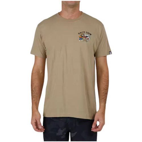 T-shirt Camiseta Fish Fight - Khaki Heather - Salty Crew - Modalova