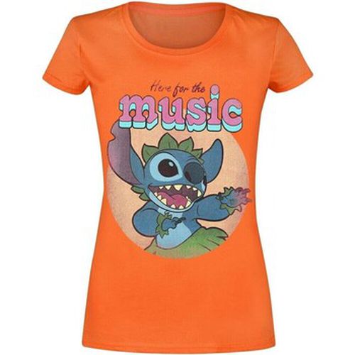 T-shirt Here For The Music - Lilo & Stitch - Modalova