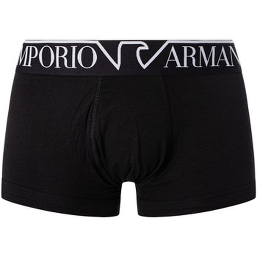 Caleçons Boxer méga logo en coton biologique - Emporio Armani - Modalova