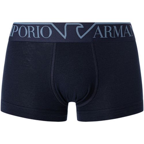 Caleçons Boxer méga logo en coton biologique - Emporio Armani - Modalova