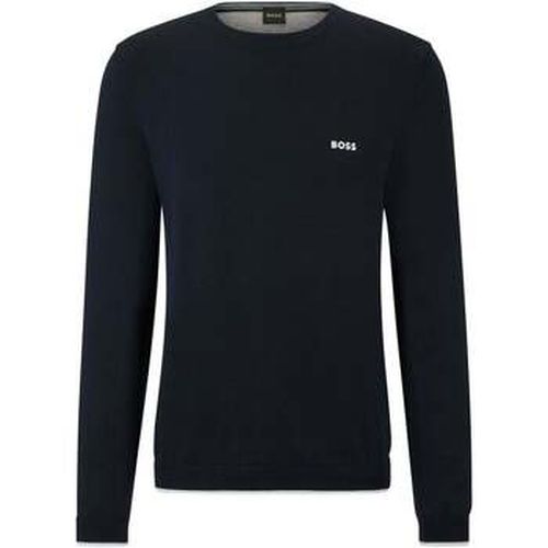 Polaire Sweat marine en coton bio - BOSS - Modalova