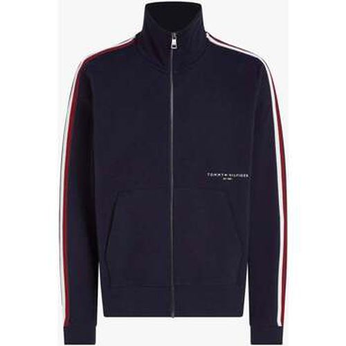 Polaire Sweat col montant marine en coton - Tommy Hilfiger - Modalova