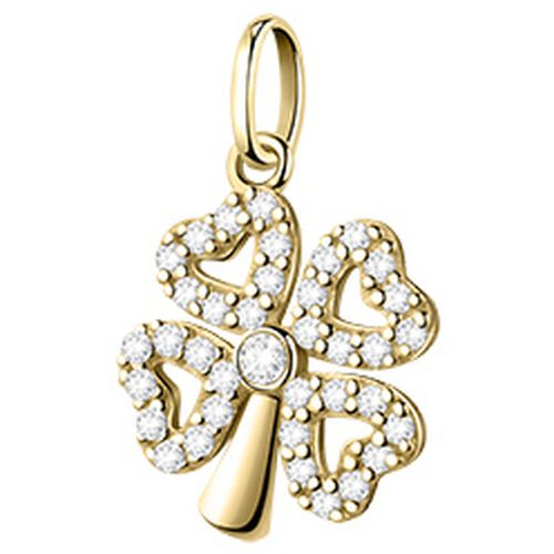 Pendentifs Pendentif en or 375/1000 et zircon - Cleor - Modalova