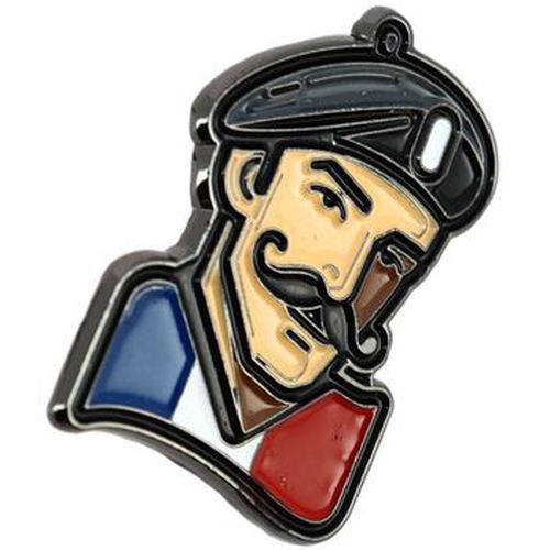 Broches Pin's Mister France Moustache et Drapeau - Clj Charles Le Jeune - Modalova