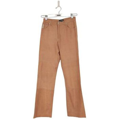 Pantalon Pantalon droit en cuir - Emporio Armani - Modalova