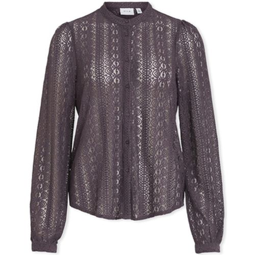 Blouses Noos Chikka Lace Shirt L/S - Plum Perfect - Vila - Modalova