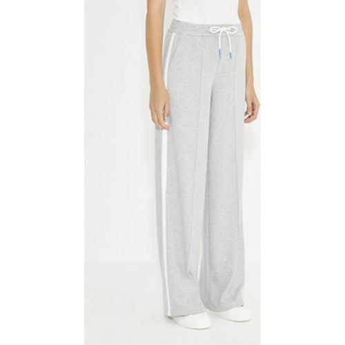 Pantalon Grey Striped Front Rib And Side Stripe Detail Women's Trousers - Just Like You - Modalova