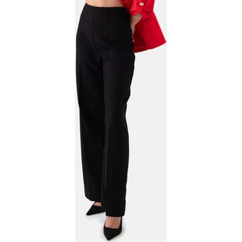 Pantalon Black High Waist Wide Leg Women's Trousers - Just Like You - Modalova