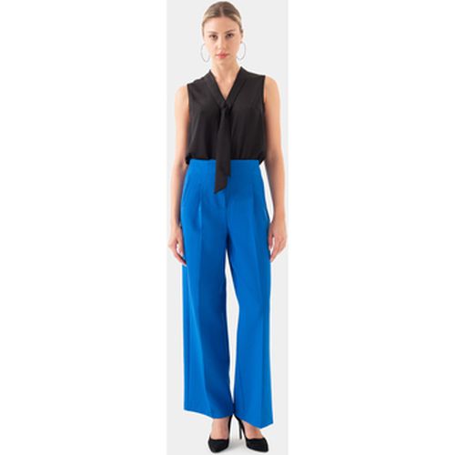 Pantalon Sax Blue Wide Leg Women's Trousers - Just Like You - Modalova