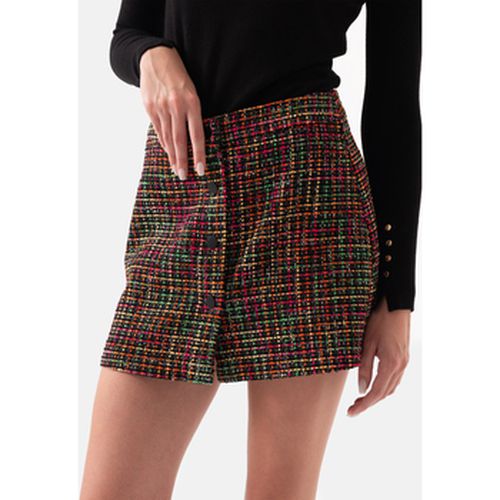 Jupes Black Tweed Pocket Detailed Mini Skirt - Just Like You - Modalova