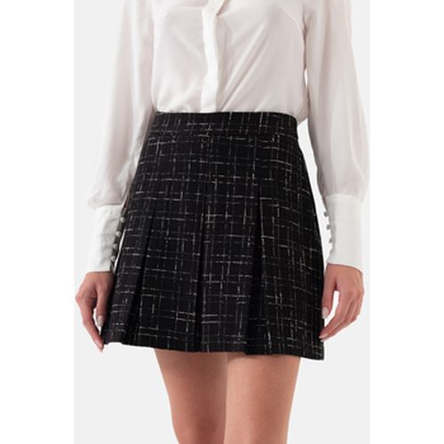 Jupes Black Plaid Unlined Mini Skirt - Just Like You - Modalova