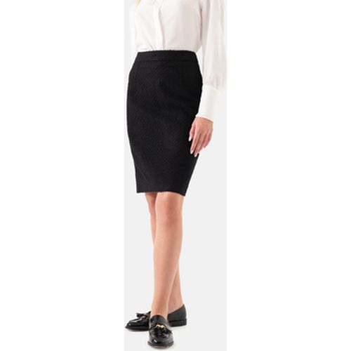 Jupes Black Tweed Mini Pencil Skirt - Just Like You - Modalova