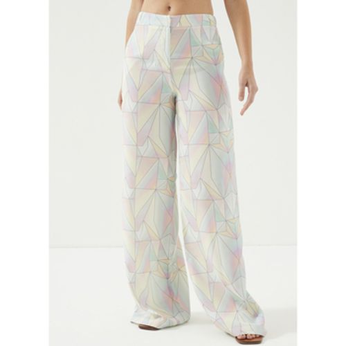 Pantalon Geometric Patterned Palazzo Trousers - Just Like You - Modalova