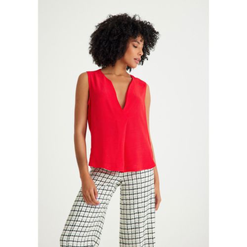 Blouses V-Neck Sleeveless Blouse - Just Like You - Modalova