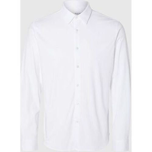 Chemise 16094593 JERSEY SHIRT-BRIGHT WHITE - Selected - Modalova