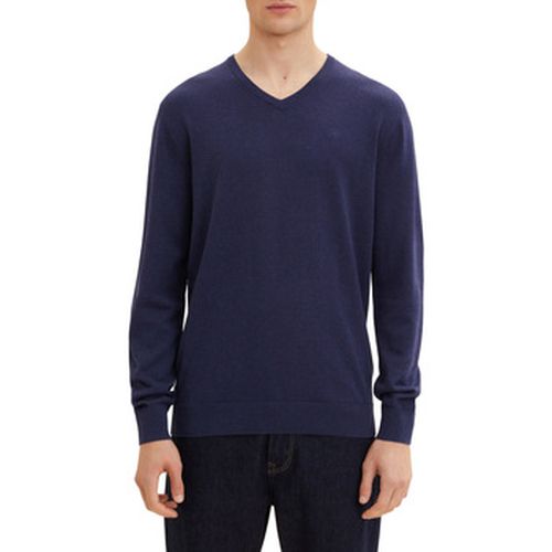 Pull Pull BASIC V NECK Blue Melange - Tom Tailor - Modalova