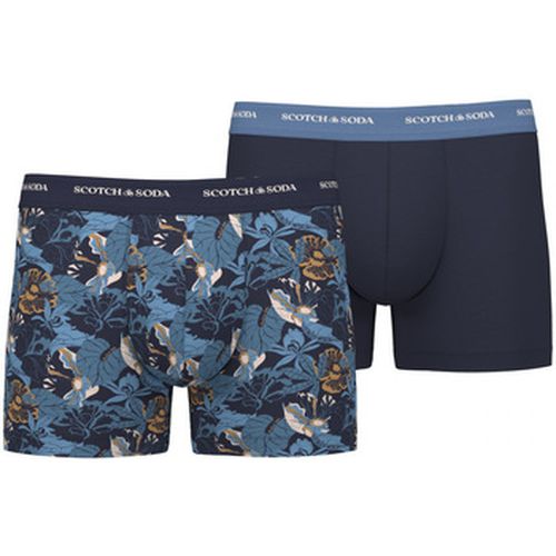 Caleçons Boxers SCOTCH SODA ICONIC Navy/Blue (X2) - Stichd - Modalova