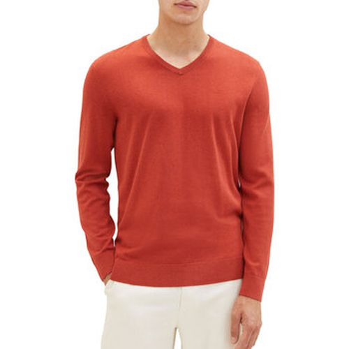 Pull Pull BASIC V NECK Warm Red - Tom Tailor - Modalova