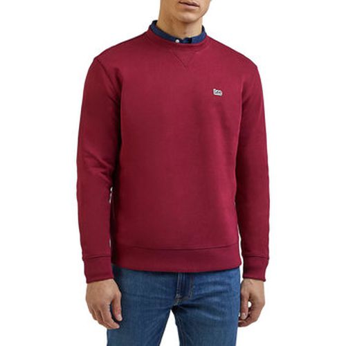 Sweat-shirt Sweat PLAIN CREW Bordeaux - Lee - Modalova