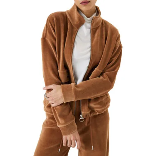 Blouson Sweat zippé Honey Brown - Garcia - Modalova