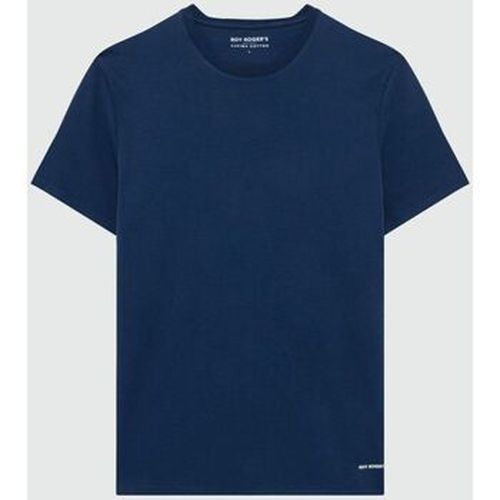 T-shirt SUPIMA RRU208CG06-C0048 BLUE NAVY - Roy Rogers - Modalova