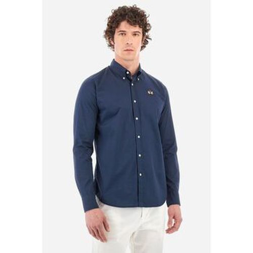 Chemise CCMC02-PP003 POPLIN-07017 NAVY - La Martina - Modalova