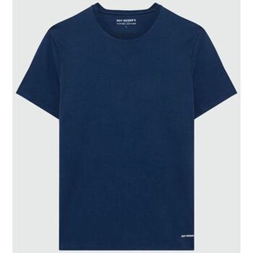 T-shirt SUPIMA RRU208CG06-C0048 BLUE NAVY - Roy Rogers - Modalova