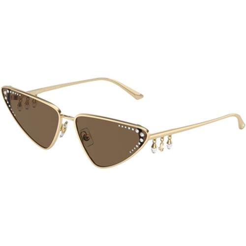 Lunettes de soleil JC4001B Lunettes de soleil, Or/Marron, 63 mm - Jimmy Choo - Modalova