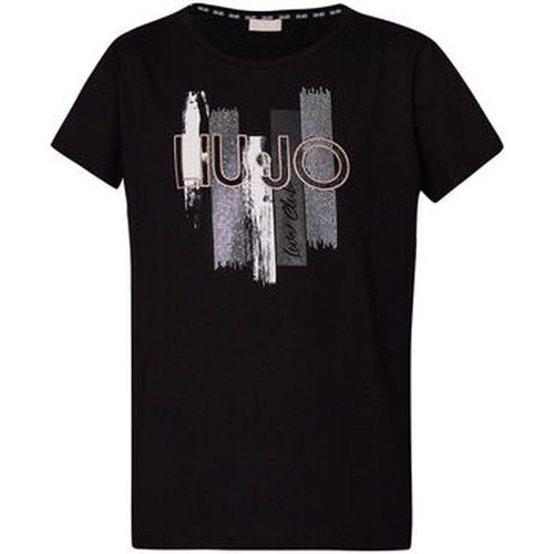 T-shirt T-shirt avec logo et strass - Liu Jo - Modalova