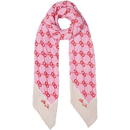 Echarpe Foulard monogrammé plissé - Liu Jo - Modalova