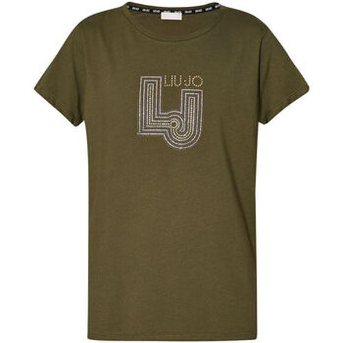 T-shirt T-shirt avec logo et strass - Liu Jo - Modalova