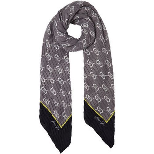 Echarpe Foulard monogrammé plissé - Liu Jo - Modalova