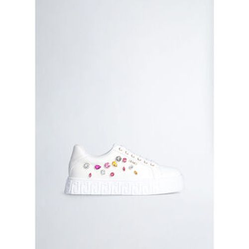 Baskets Sneakers blanches avec pierres fantaisie - Liu Jo - Modalova