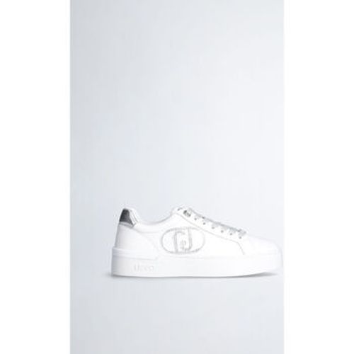 Baskets Sneakers blanches avec logo fantaisie - Liu Jo - Modalova