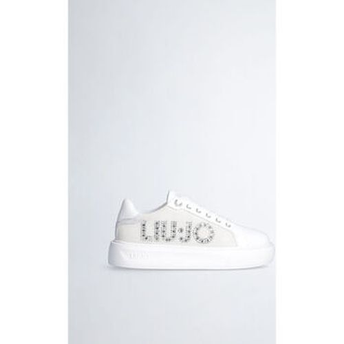 Baskets Sneakers blanches avec logo fantaisie - Liu Jo - Modalova