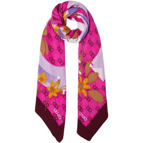 Echarpe Foulard à fleurs avec logo - Liu Jo - Modalova