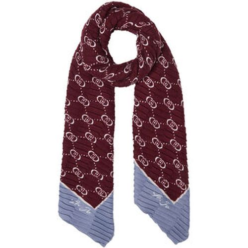 Echarpe Foulard monogrammé plissé - Liu Jo - Modalova