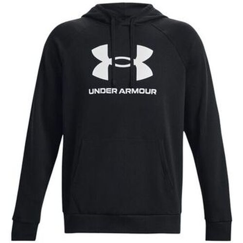 Sweat-shirt Pull Rival Fleece Logo Black/White - Under Armour - Modalova