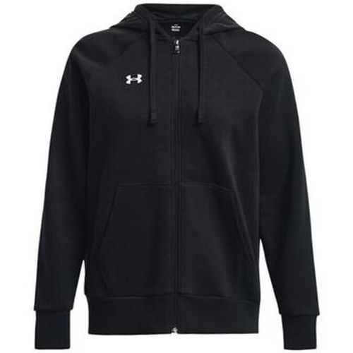 Sweat-shirt Pull Rival Fleece Full-Zip Black/White - Under Armour - Modalova