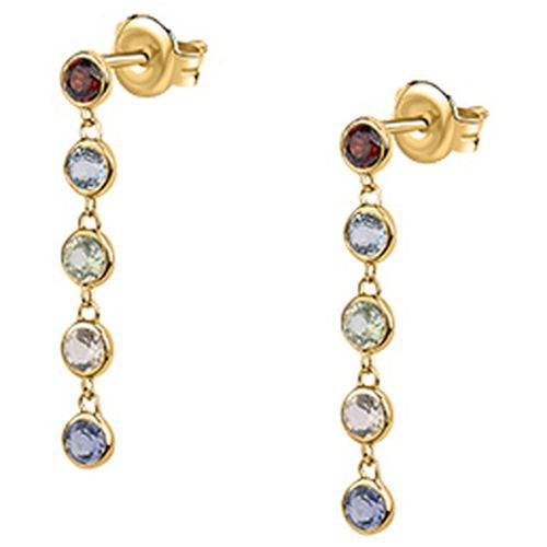 Bijoux Boucles d'oreilles en or 375/1000 et topaze - Cleor - Modalova