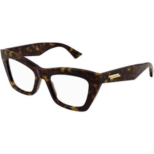 Lunettes de soleil BV1215O Cadres Optiques, Havana/Transparent, 50 mm - Bottega Veneta - Modalova