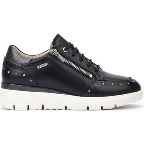 Baskets ZAPATILLAS NEGRAS DE PIEL CON TACHUELAS RUEDA W2A-6596C1 - Pikolinos - Modalova