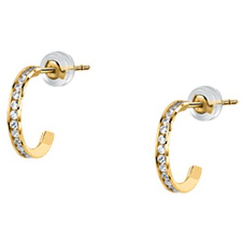 Bijoux Boucles d'oreilles en or 375/1000 et zircon - Cleor - Modalova