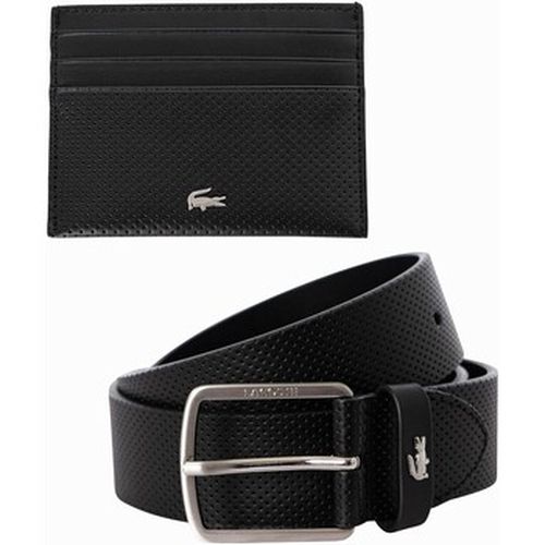 Ceinture Coffret cadeau ceinture/porte-cartes en cuir - Lacoste - Modalova