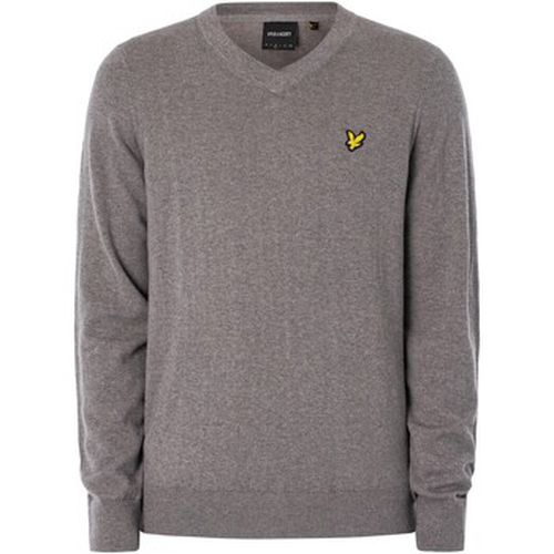 Pull Tricot À Col En V En Coton Mérinos - Lyle & Scott - Modalova