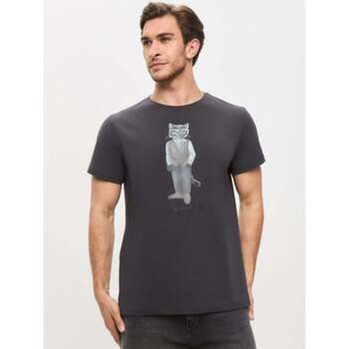 T-shirt Grey Printed T-shirt MINIMALIST CAT - Maniita Lacitta - Modalova