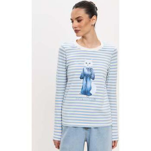 T-shirt Blue Printed T-shirt DENIM CAT - Maniita Lacitta - Modalova