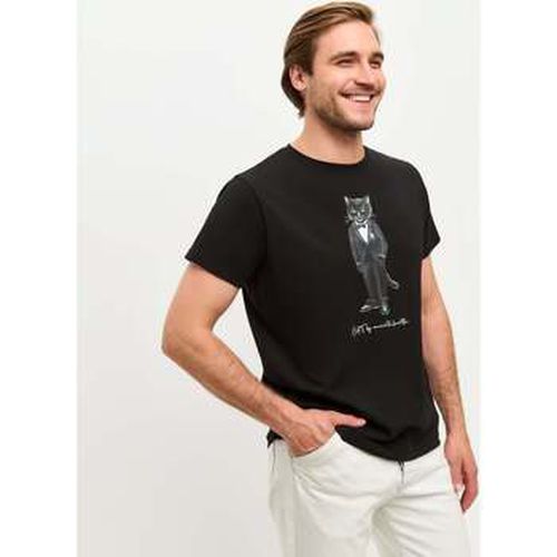 T-shirt Black Printed T-shirt GROOM CAT - Maniita Lacitta - Modalova